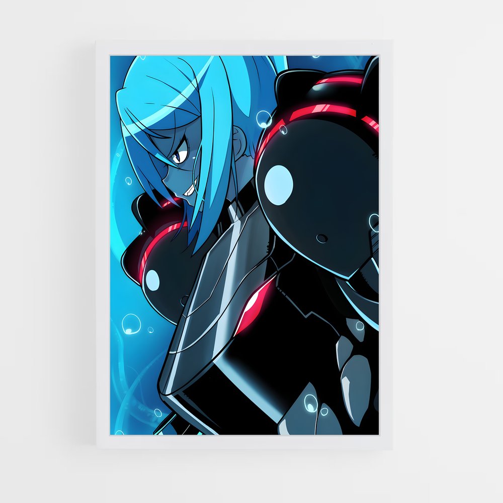 Poster Samus Noir – affiche Metroid (vue 3)